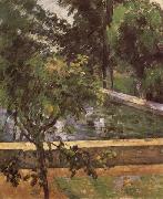 Paul Cezanne Pool at the jas de Bouffan oil painting artist